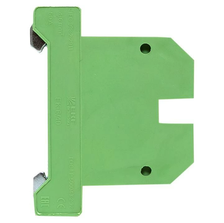 Колодка клеммная ЕК-6/40 JXB земля EKF plc-ek-6/40