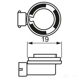 Лампа накаливания Trucklight H11, 24 В, 70 Вт, 1987302481, Bosch